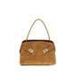 Beige Goatskin Shoulder Bag