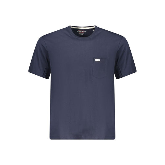 Blue Organic Cotton Men T-Shirt