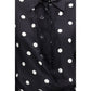 Black Silk Casual Dress