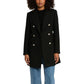 Black Polyester Coat