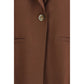 Brown Viscose Jacket