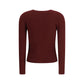 Bordeaux Viscose Cardigan