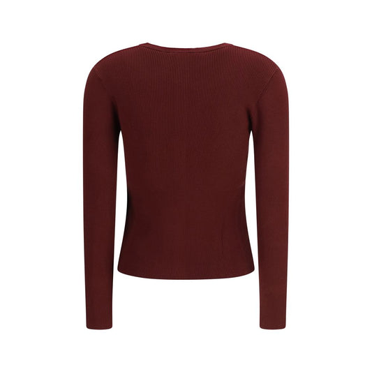 Bordeaux Viscose Cardigan