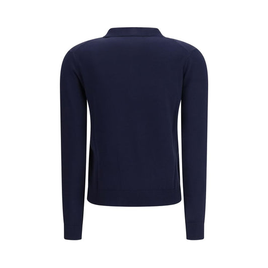 Blue Viscose Sweatshirt