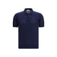 Blue Cotton Polo Shirt