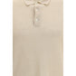 Beige Linen Polo Shirt