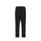Black Elastane Casual Pants