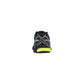 Black Polyethylene Athletic Sneakers