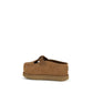 Brown Calf Leather Bos Taurus Mules