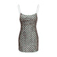 Multicolor Polyester Cocktail Dress