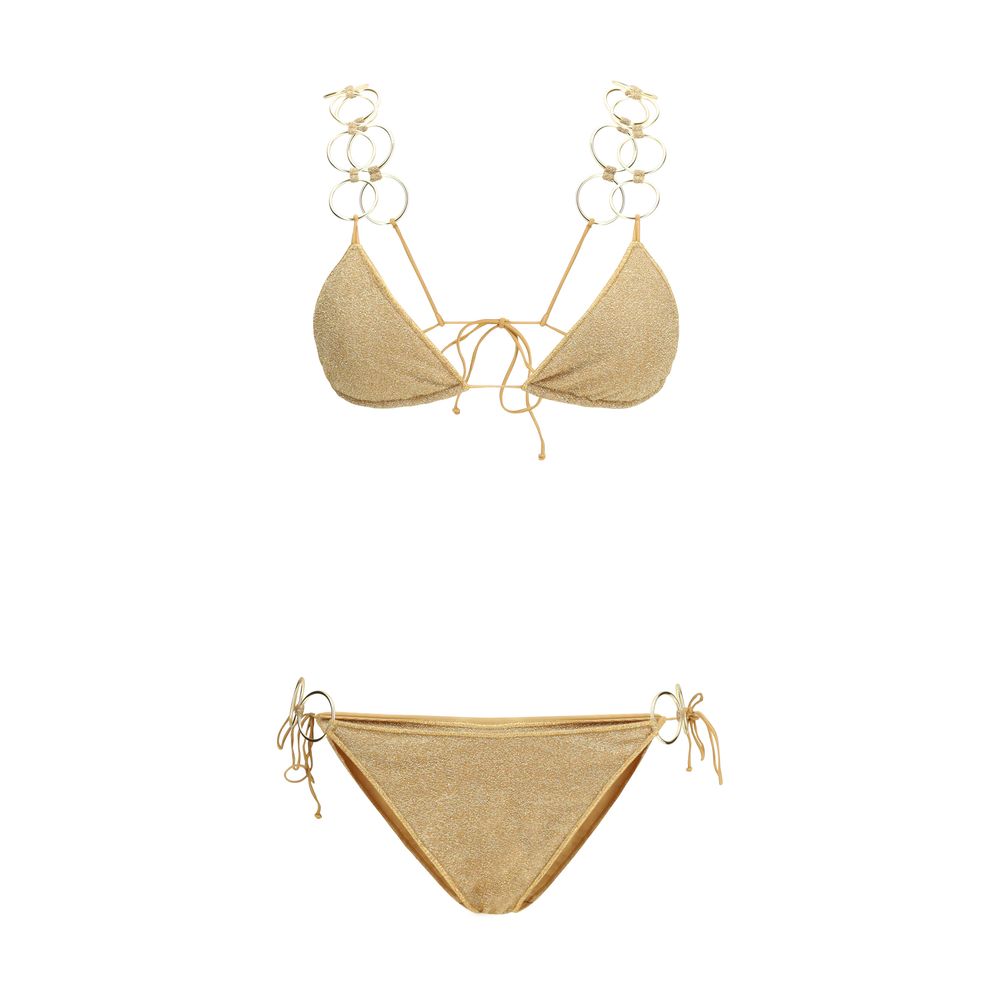 Gold Polyamide Bikini