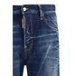 Blue Cotton Jeans Denim