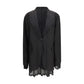 Black Linen Blazer