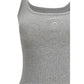 Gray Cotton Tank Tops