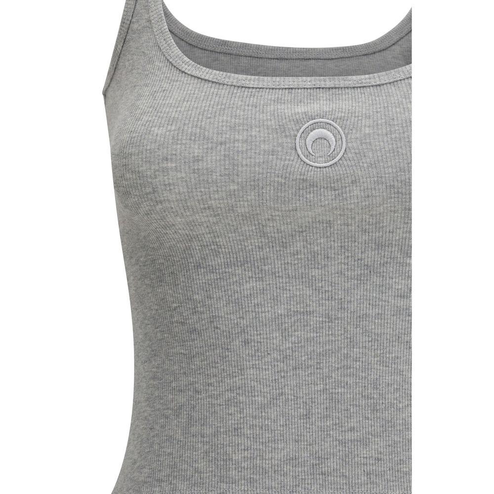 Gray Cotton Tank Tops