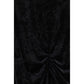 Black Viscose Long Skirt