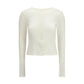 White Cotton Cardigan