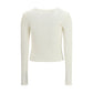 White Cotton Cardigan