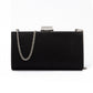 Black Satin Crossbody Bag