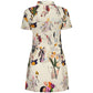 White Viscosa Women Dress