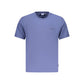 Blue Cotton Men's T-Shirt