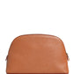 Orange Beige Leather DG Logo Zip Around Hand Purse Wallet