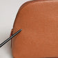 Orange Beige Leather DG Logo Zip Around Hand Purse Wallet