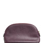 Dark Purple Leather DG Logo Zip Around Hand Purse Wallet