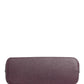Dark Purple Leather DG Logo Zip Around Hand Purse Wallet