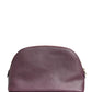 Dark Purple Leather DG Logo Zip Around Hand Purse Wallet