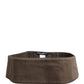 Brown Viscose Wide Belt Waist Cummerband Men