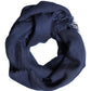 Blue Cashmere Fringes Wrap Foulard 70cm x 200cm  Scarf Men