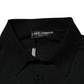 Black Crest Long Sleeve Men Pullover Sweater