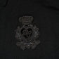 Black Crest Long Sleeve Men Pullover Sweater