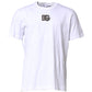 White Cotton DG Logo Embroidery Men T-shirt