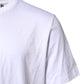White Cotton DG Logo Embroidery Men  T-shirt