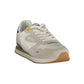 White Polyester Men Sneaker