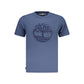 Blue Cotton Men T-Shirt