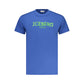 Blue Cotton Men's T-Shirt