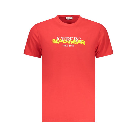 Red Cotton Men's T-Shirt