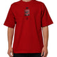 Red DG Eye Print Cotton Crew Neck T-shirt