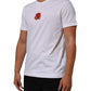 White Cotton DG Love Patch Crew Neck T-shirt