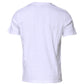 White Cotton Leopard Print Crew Neck T-shirt