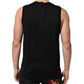 Black Cotton Sleeveless Men Tank Top T-shirt