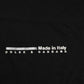 Black Statement Cotton Crew Neck Men T-shirt