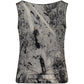 Black Viscosa Women Tank Top