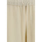 Beige Alpaca Vicugna Pacos Casual Pants