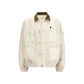 Beige Cotton Bomber