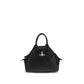 Black Polyurethane Handbag