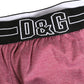 Pink D&G Logo Cotton Regular Boxer Underwear
